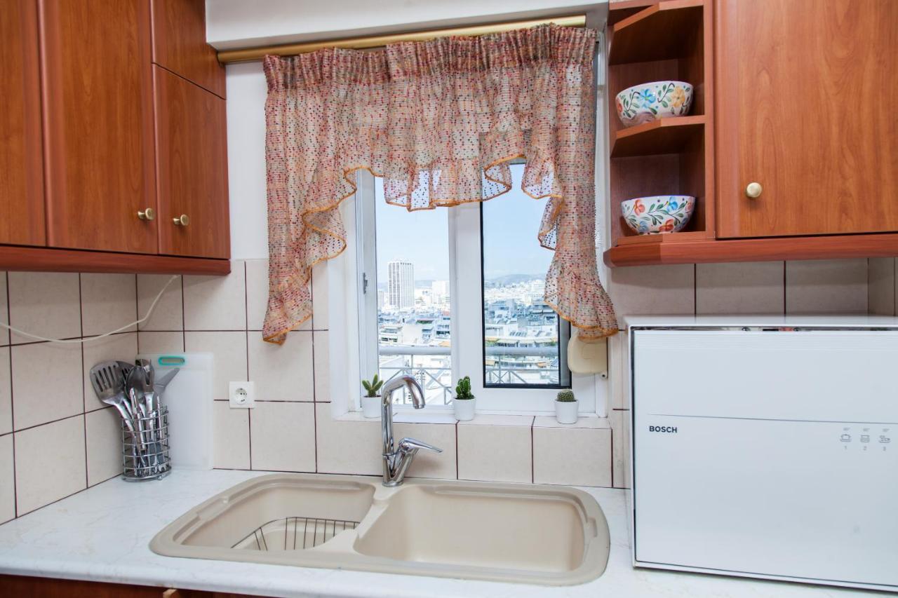Ferienwohnung Penthouse With Fabulous Views Zografou Athen Exterior foto