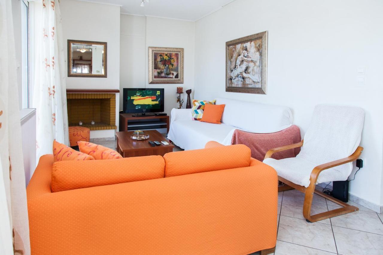 Ferienwohnung Penthouse With Fabulous Views Zografou Athen Exterior foto