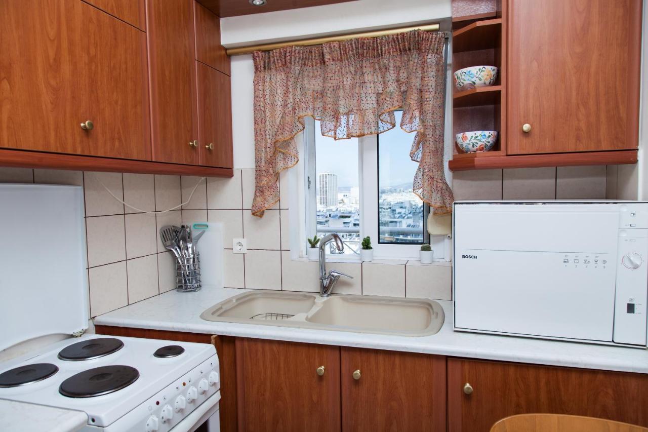 Ferienwohnung Penthouse With Fabulous Views Zografou Athen Exterior foto